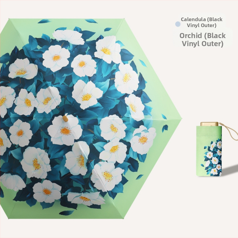 Ομπρέλα ήλίου με 16 βέργες, χειροκίνητο άνοιγμα, UV προστασία UPF 50+, βέργες από κράμα, λαβή από σκληρό ξύλο