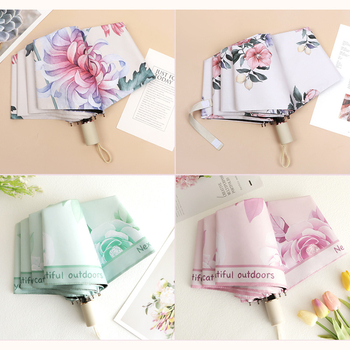 Good Mood moterų skėtis su 8 plieno strypais, 190T poliesterio audinys, UPF>50, rankinis atidarymas