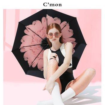 Ομπρέλα πέντε τμημάτων, ultra-light, συμπαγής, με UV προστασία UPF50+ για ήλιο και βροχή