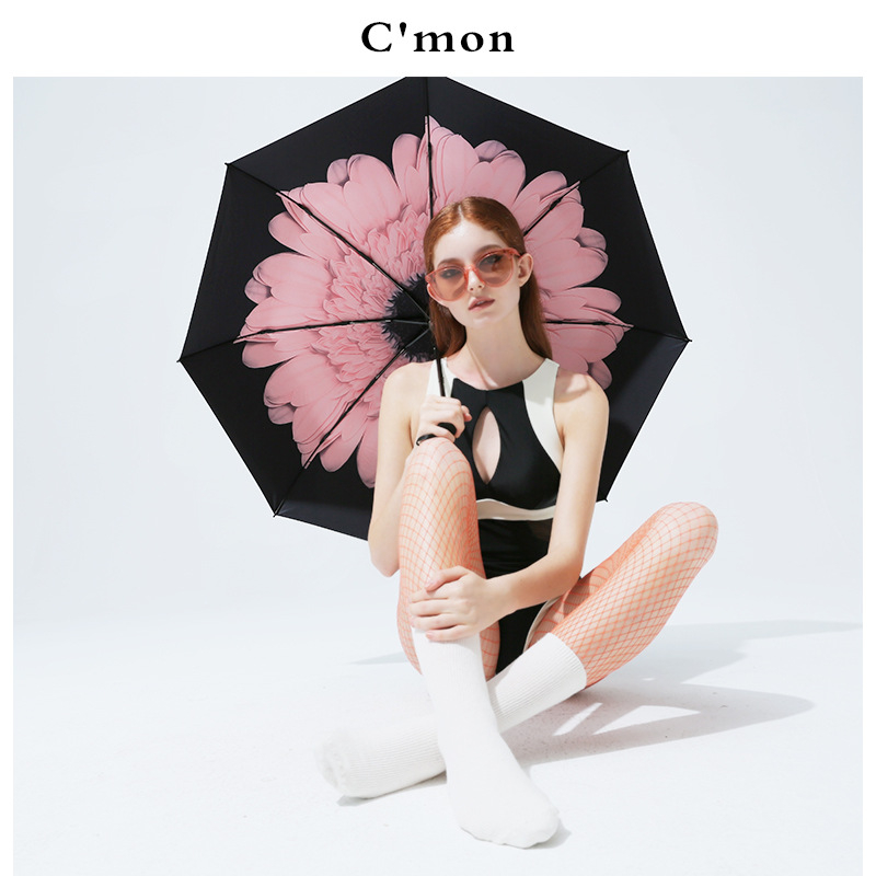 Ομπρέλα πέντε τμημάτων, ultra-light, συμπαγής, με UV προστασία UPF50+ για ήλιο και βροχή