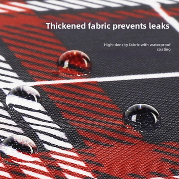 Κλασική καρό ομπρέλα, χειροκίνητη αναδιπλούμενη, unisex, ελαφριά, σιδερένιος σκελετός με 10 ακτίνες, λαβή από καουτσούκ, ύφασμα 170T, δυνατότητα εκτύπωσης λογότυπου