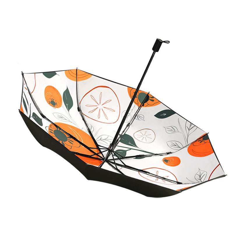 Διπλοεπίπεδη ομπρέλα ήλιου, UPF >50, ύφασμα 210T, 8 βέργες από ίνες, ατσάλινος σωλήνας, χειροκίνητο άνοιγμα