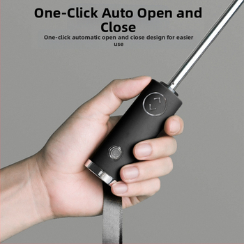 Αυτόματη αντίστροφη ομπρέλα με εκτύπωση λογότυπου κατόπιν παραγγελίας, ανάποδη σχεδίαση αναδίπλωσης, UV προστασία UPF > 50, σκελετός από ίνες με 10 ακτίνες