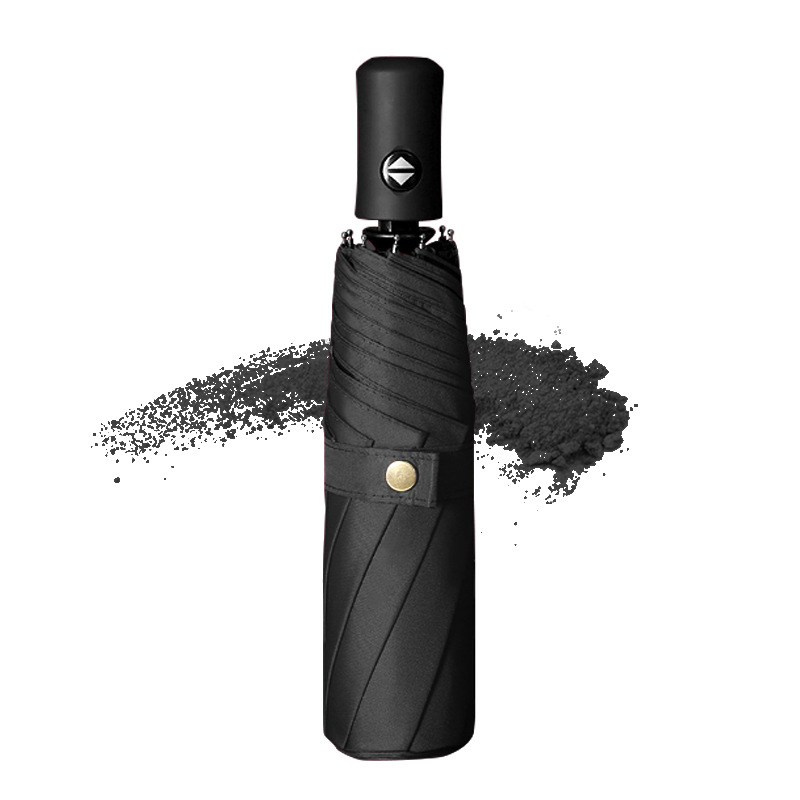 Automatikus fordított esernyő egyedi logó nyomtatással, fordított összecsukható kialakítás, UV védelem UPF > 50, 10 bordás váz rostból