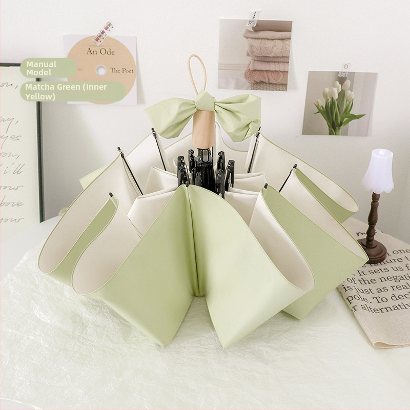 Αυτόματη αναδιπλούμενη ομπρέλα για ήλιο και βροχή, σκελετός 8 ραβδών από ατσάλι, ύφασμα 190T UPF 50+, δυνατότητα λογοτύπου