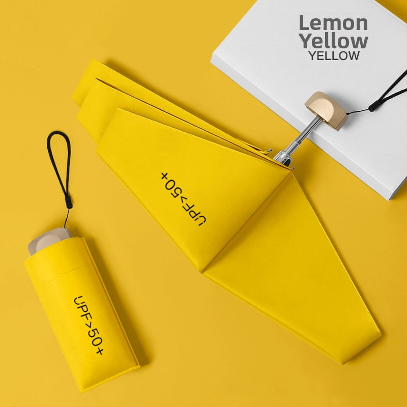 Πενταπλό αλουμινένιο ομπρέλα ήλιου με UV προστασία UPF 50+, εξαιρετικά ελαφριά 0,22 kg, κατασκευή με 6 βέργες, χειροκίνητο άνοιγμα, δυνατότητα προσαρμοσμένου λογότυπου