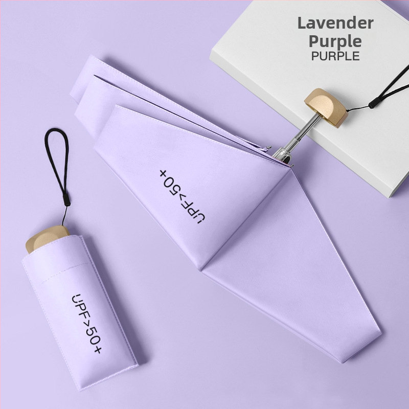 Πενταπλό αλουμινένιο ομπρέλα ήλιου με UV προστασία UPF 50+, εξαιρετικά ελαφριά 0,22 kg, κατασκευή με 6 βέργες, χειροκίνητο άνοιγμα, δυνατότητα προσαρμοσμένου λογότυπου