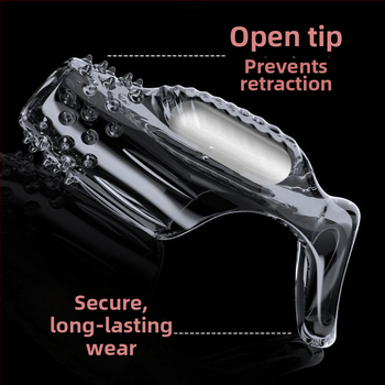 Пенис ръкав със заключващ механизъм и кристален дизайн (За възрастни, Не е внесен, Марка: Друга)