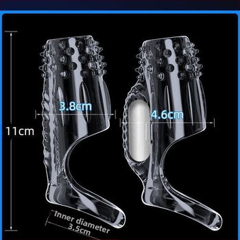 Пенис ръкав със заключващ механизъм и кристален дизайн (За възрастни, Не е внесен, Марка: Друга)