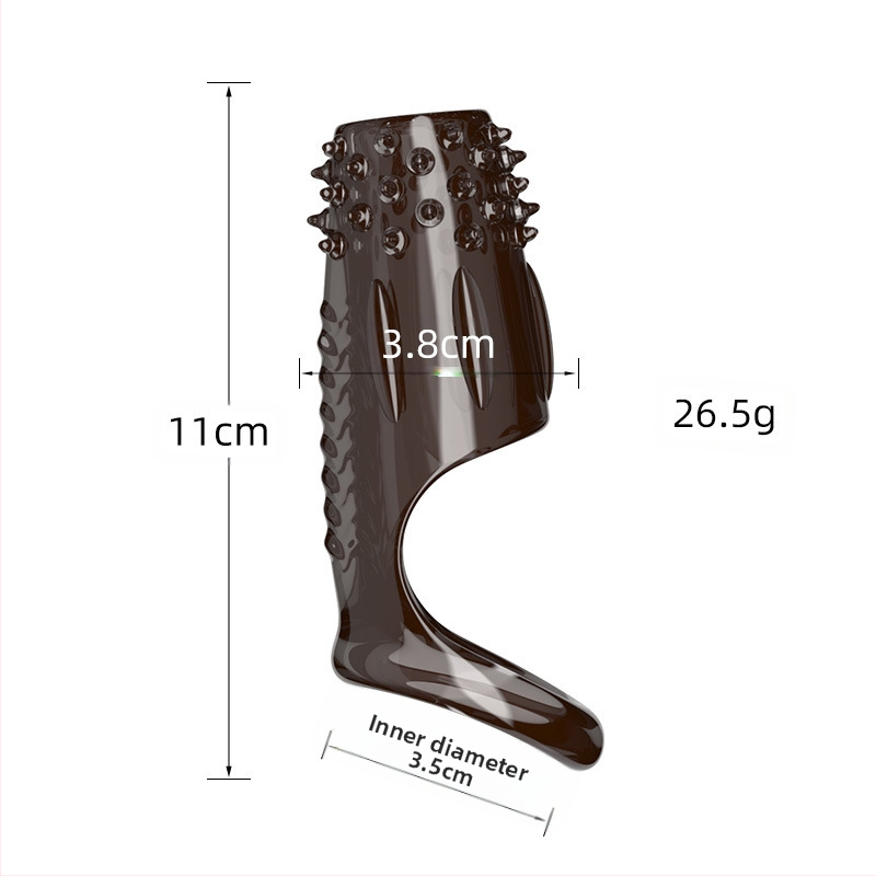 Пенис ръкав със заключващ механизъм и кристален дизайн (За възрастни, Не е внесен, Марка: Друга)