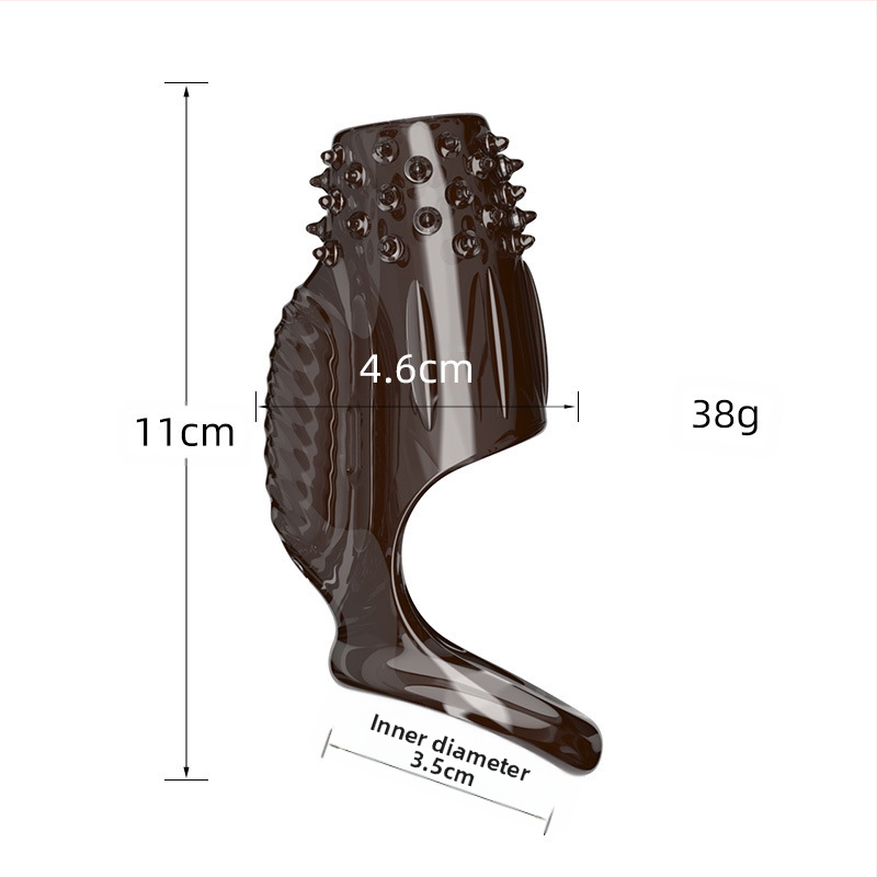 Пенис ръкав със заключващ механизъм и кристален дизайн (За възрастни, Не е внесен, Марка: Друга)