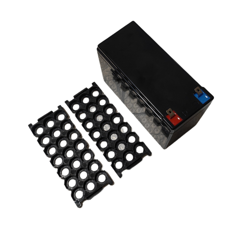Комплект кутия за батерии 18650 с никелова скоба, 12V 7Ah Li-ion пакет, балансиращ защитен модул 3S 40A