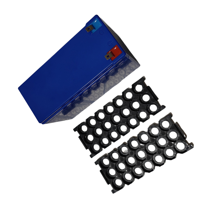 Комплект кутия за батерии 18650 с никелова скоба, 12V 7Ah Li-ion пакет, балансиращ защитен модул 3S 40A