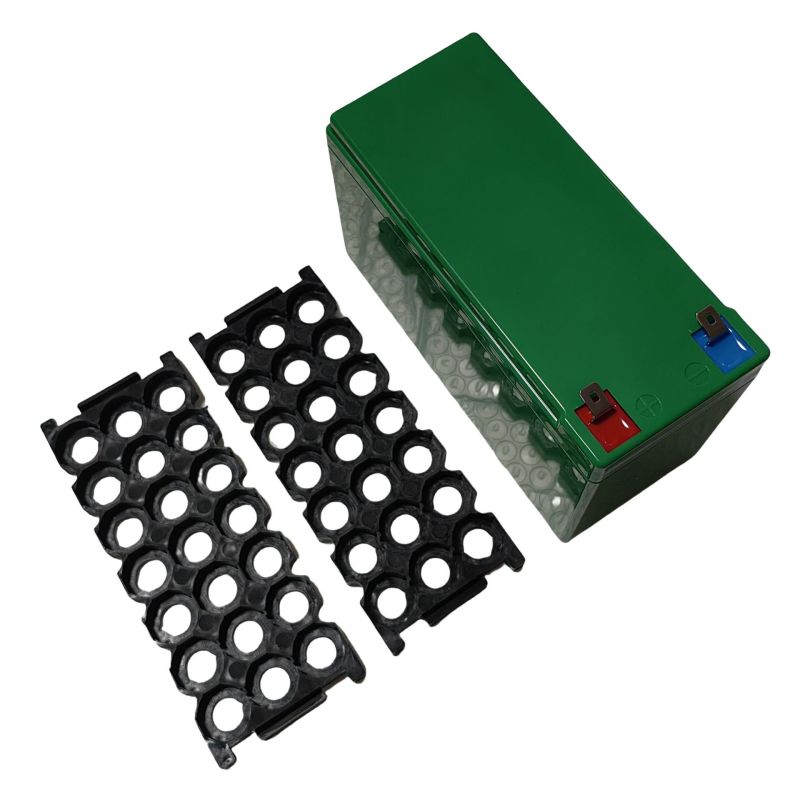 Комплект кутия за батерии 18650 с никелова скоба, 12V 7Ah Li-ion пакет, балансиращ защитен модул 3S 40A