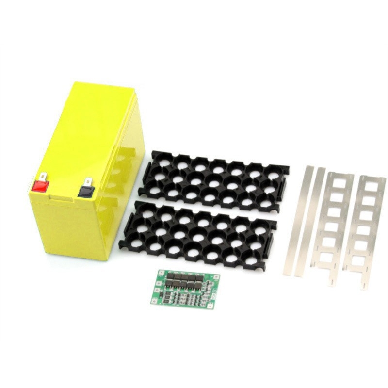 18650 кутия за батерии с UPS инвертор, 12V 7Ah литиев пакет, защита 3S40A с балансиране