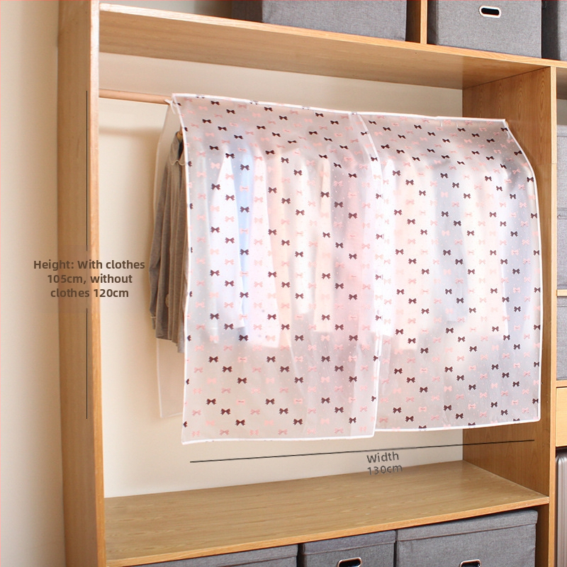 Корейски стил прахозащитна покривка за сушилни стойки и гардероби