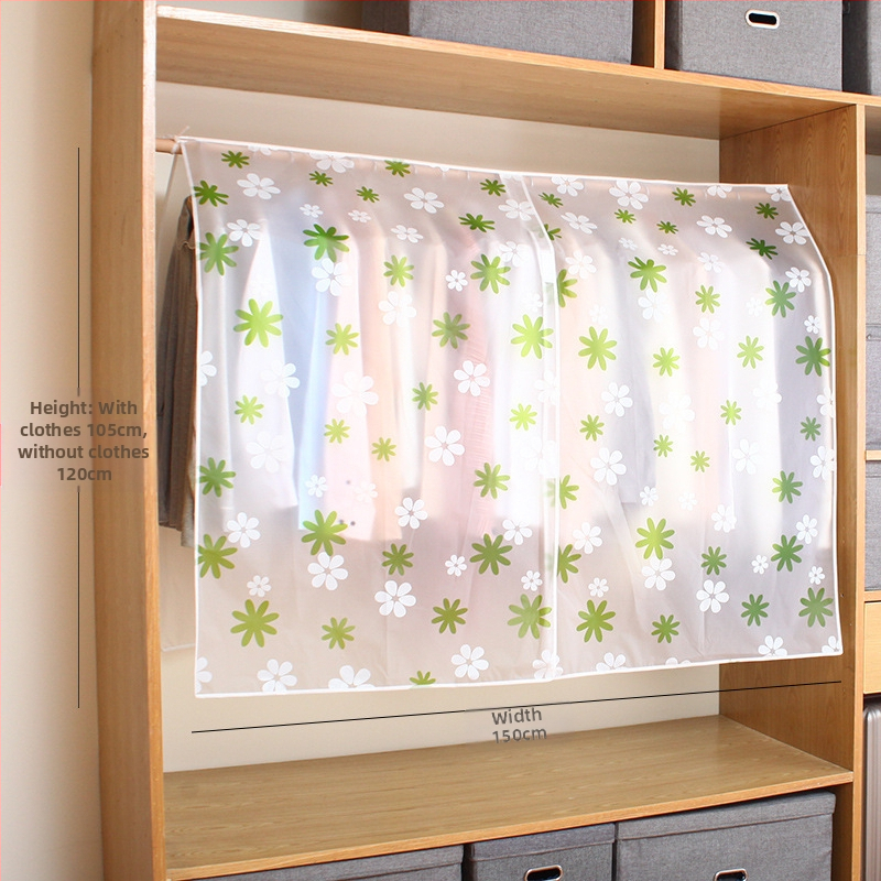 Корейски стил прахозащитна покривка за сушилни стойки и гардероби