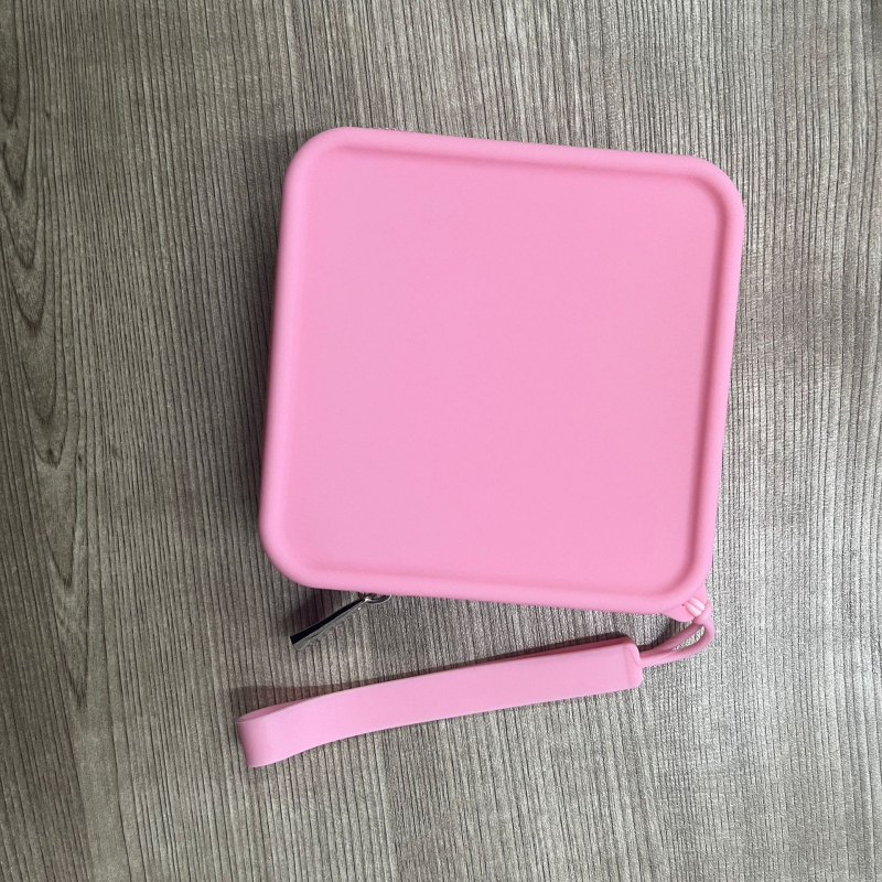 Силиконов монетник с цип, унисекс, урбан стил, водоустойчив