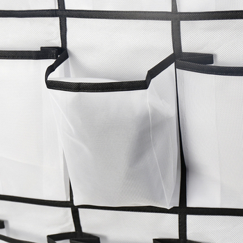 24 διαμερισμάτων κρεμαστός οργανωτής αποθήκευσης από μη υφασμένο ύφασμα; κατάλληλος για υπνοδωμάτιο, πολυχρηστικός για εσώρουχα, καλλυντικά και φάρμακα