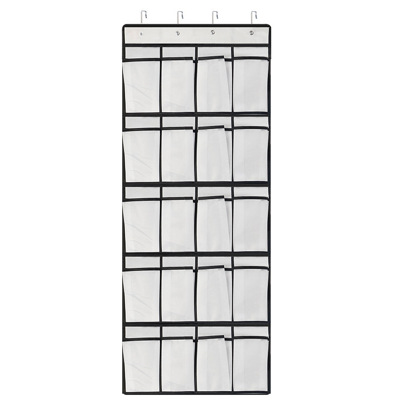 24 διαμερισμάτων κρεμαστός οργανωτής αποθήκευσης από μη υφασμένο ύφασμα; κατάλληλος για υπνοδωμάτιο, πολυχρηστικός για εσώρουχα, καλλυντικά και φάρμακα