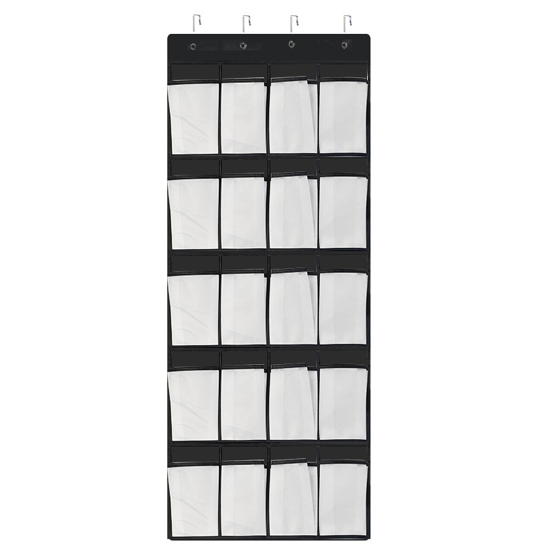 24 διαμερισμάτων κρεμαστός οργανωτής αποθήκευσης από μη υφασμένο ύφασμα; κατάλληλος για υπνοδωμάτιο, πολυχρηστικός για εσώρουχα, καλλυντικά και φάρμακα