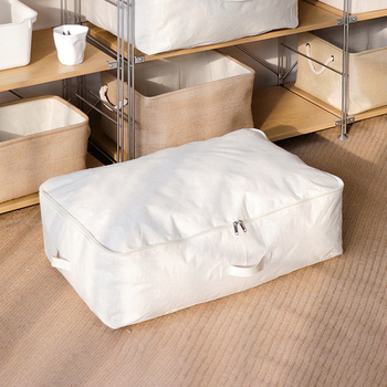 Τσάντα για παπλώματα κυβοειδούς σχήματος, βαμβάκι και λινό, πολυλειτουργική (μοντέλο 1750; για μετακόμιση; αποθήκευση ταξιδιού)