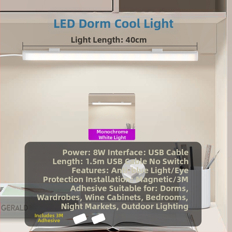 Λαμπα γραφείου με USB τροφοδοσία, διακόπτης κουμπιού, σώμα από PC, ρυθμιζόμενη φωτεινότητα, μοντέρνο μινιμαλιστικό στυλ