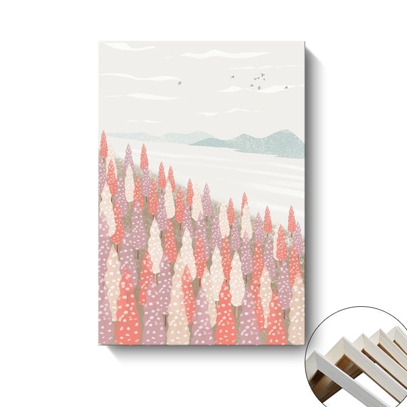 Platno zidna slika Painting Fort; pejzaž i crtani ilustracija; montaža: bez okvira, visi ili s okvirom; osnovni materijal: platno; proces bojenja sprejom