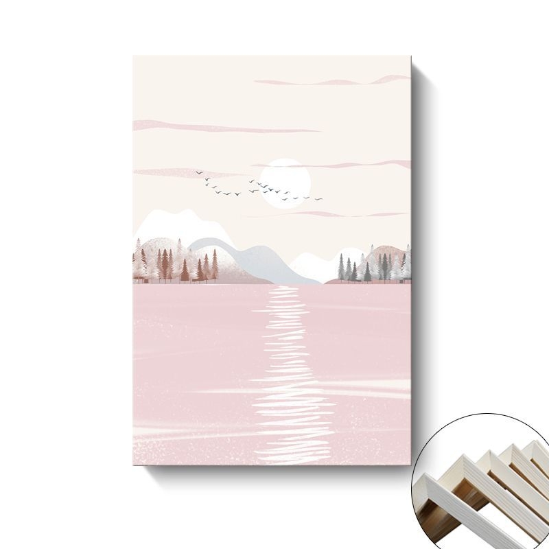 Platno zidna slika Painting Fort; pejzaž i crtani ilustracija; montaža: bez okvira, visi ili s okvirom; osnovni materijal: platno; proces bojenja sprejom