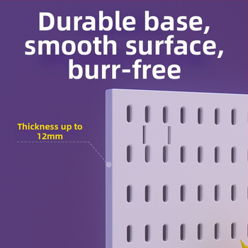 Πίνακας οπών τοίχου με γάντζους – χωρίς διάτρηση, 1 επίπεδο, πολυχρηστική αποθήκευση, συσκευασία 20 τεμάχια