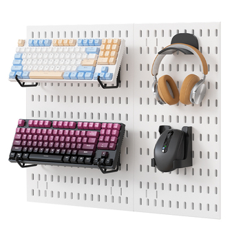 Πίνακας οπών τοίχου με γάντζους – χωρίς διάτρηση, 1 επίπεδο, πολυχρηστική αποθήκευση, συσκευασία 20 τεμάχια