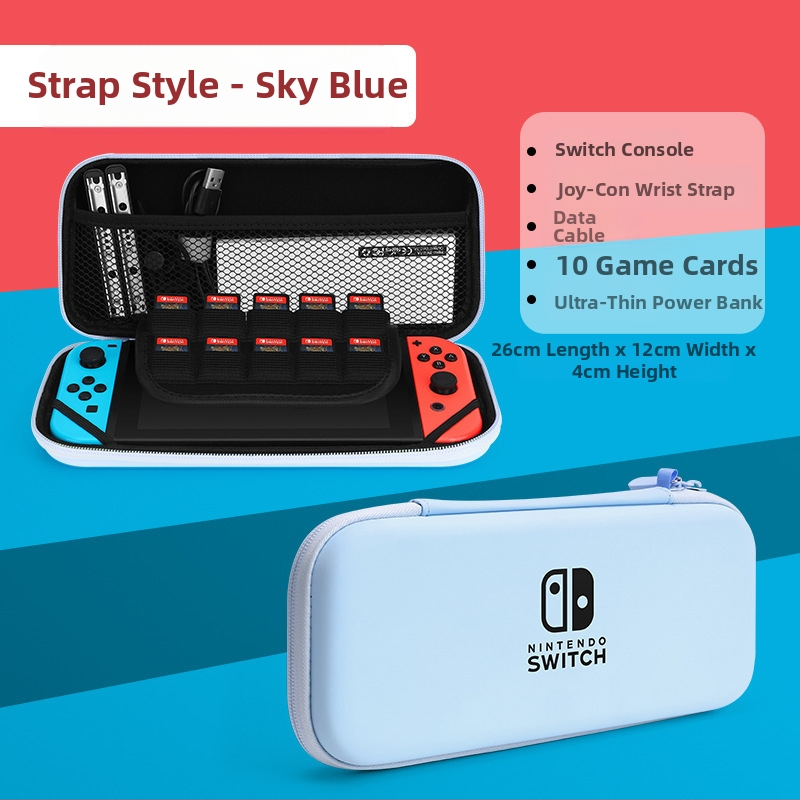 Θήκη αποθήκευσης για Nintendo Switch OLED με σκληρό περίβλημα, EVA+PU υλικό, ραφή, σχέδιο καρτούν με gradient, συμβατή με Switch OLED