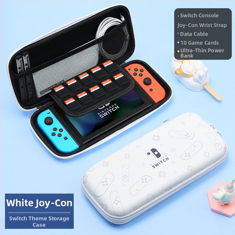 Θήκη αποθήκευσης για Nintendo Switch OLED με σκληρό περίβλημα, EVA+PU υλικό, ραφή, σχέδιο καρτούν με gradient, συμβατή με Switch OLED