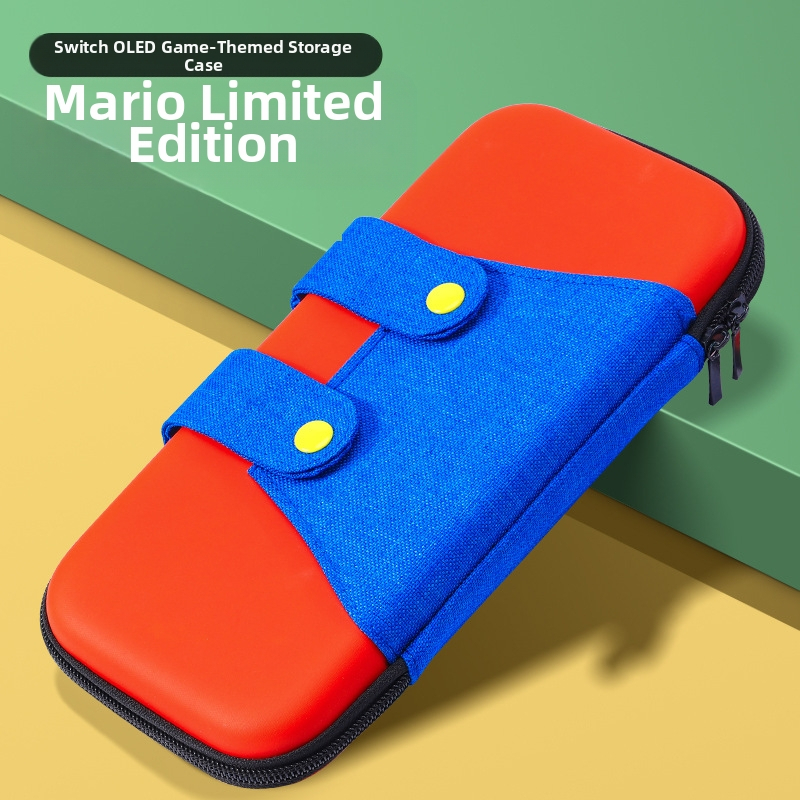 Θήκη αποθήκευσης για Nintendo Switch OLED με σκληρό περίβλημα, EVA+PU υλικό, ραφή, σχέδιο καρτούν με gradient, συμβατή με Switch OLED