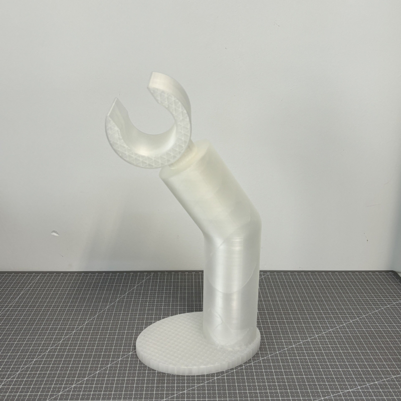 Βάση ακουστικών συμβατή με LEGO-style headset, πίσω τοποθέτηση, βύσμα L-σχήματος, ασύρματα ακουστικά, απλό ράφι γραφείου