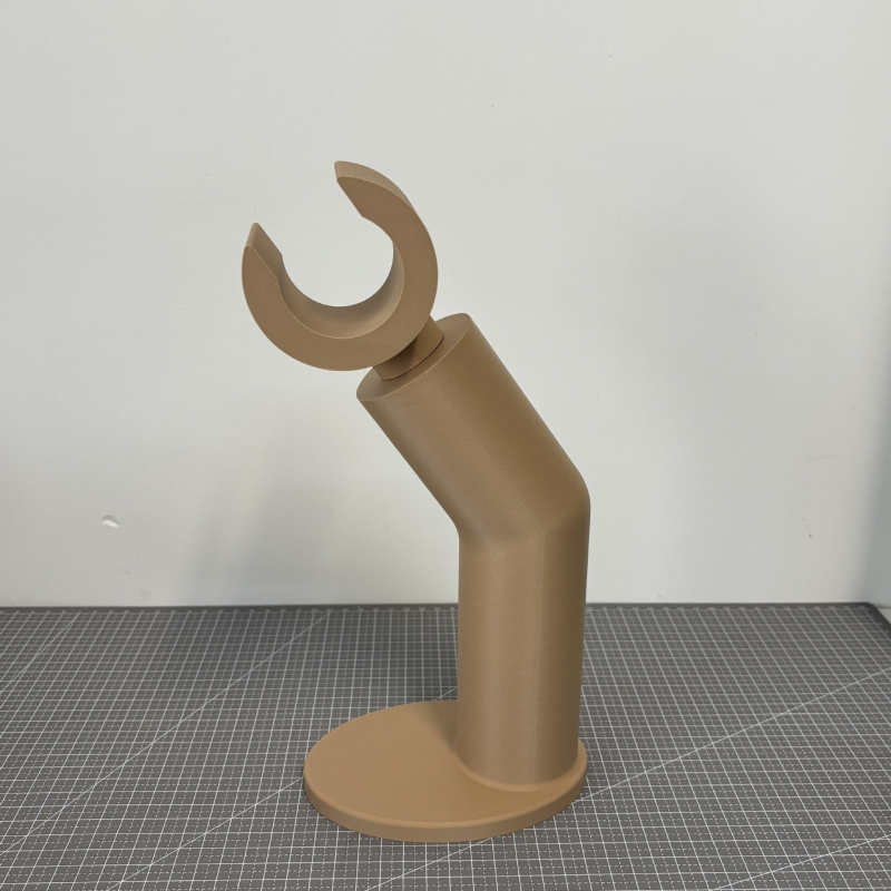 Βάση ακουστικών συμβατή με LEGO-style headset, πίσω τοποθέτηση, βύσμα L-σχήματος, ασύρματα ακουστικά, απλό ράφι γραφείου