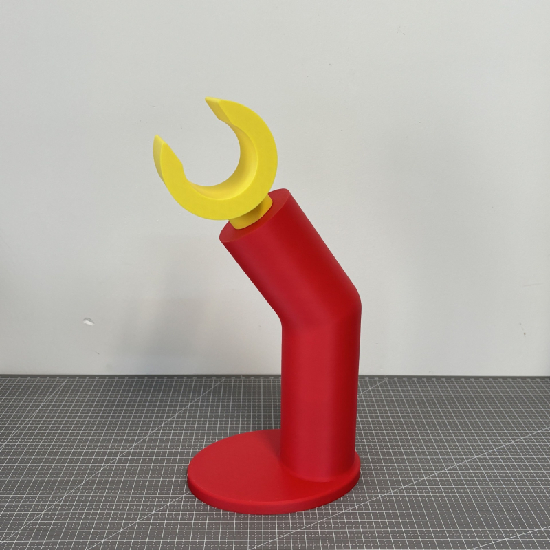 Βάση ακουστικών συμβατή με LEGO-style headset, πίσω τοποθέτηση, βύσμα L-σχήματος, ασύρματα ακουστικά, απλό ράφι γραφείου