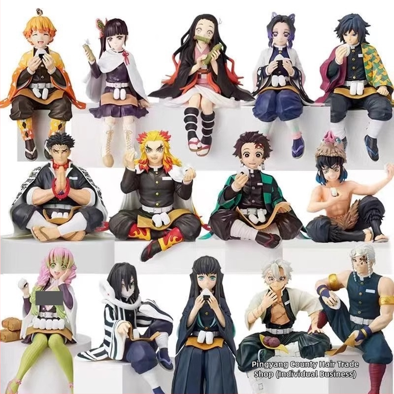 Демон Слейър фигура в седяща поза за автомобилен декор – пластмасова фигура; опаковка с цветна кутия; подходяща за деца 0–3 години; 3C категория: Играчки над 14 години