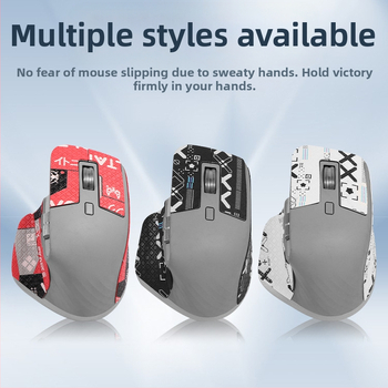 MX Master3s подложка за мишка – антиплъзгаща се, абсорбираща пот, износоустойчива, корозионоустойчива (Съвместим с Logitech MX Master3s)