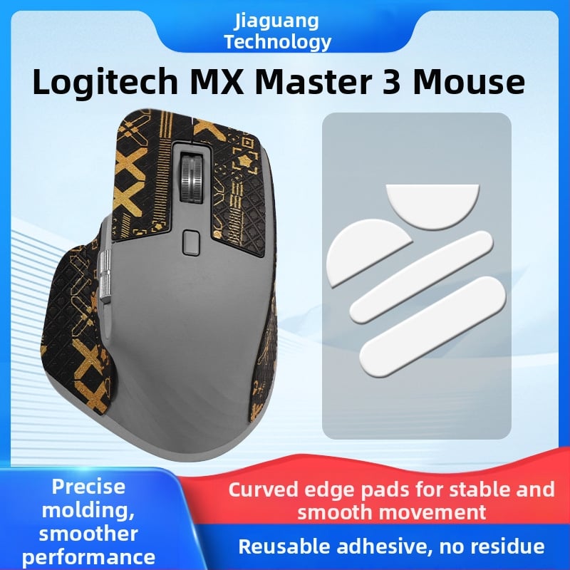 MX Master3s pele – anti-slīdēšanas pamatne, sviedru uzsūcoša, nodilumizturīga, pretkorozijas (Saderīgs ar Logitech MX Master3s)