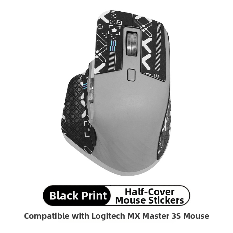 MX Master3s подложка за мишка – антиплъзгаща се, абсорбираща пот, износоустойчива, корозионоустойчива (Съвместим с Logitech MX Master3s)