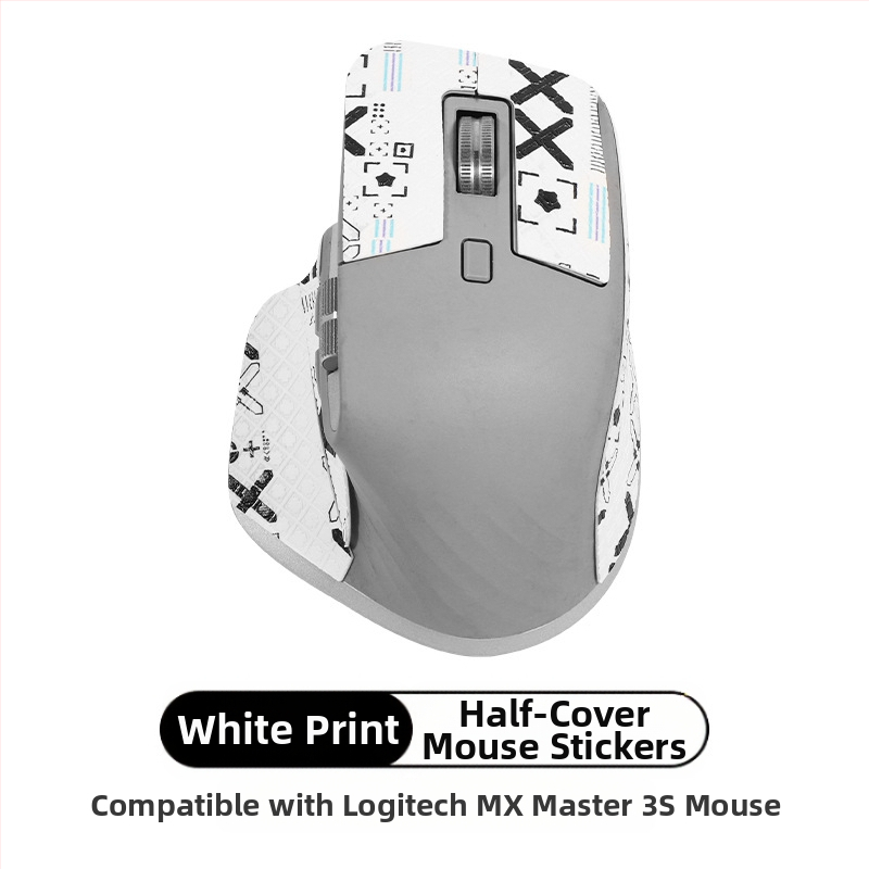 MX Master3s подложка за мишка – антиплъзгаща се, абсорбираща пот, износоустойчива, корозионоустойчива (Съвместим с Logitech MX Master3s)