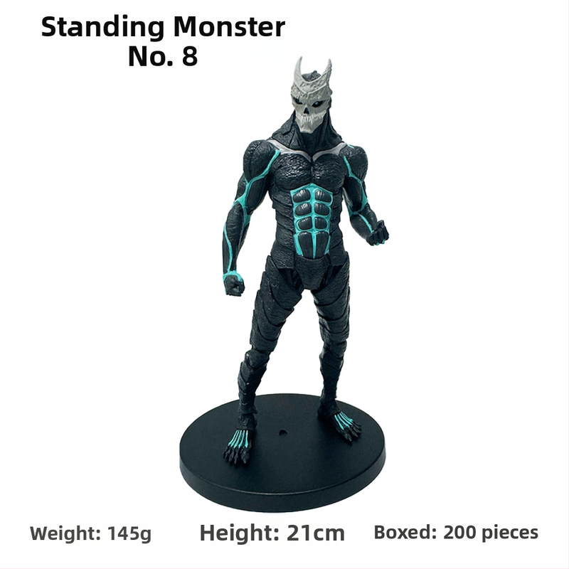 Figurka Monster No.8 - Επιτραπέζιο διακοσμητικό με κινούμενους αρμούς, βινύλιο, συναρμολογημένο, κατάλληλο για εφήβους 15–17