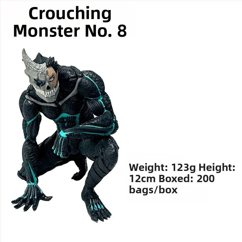 Figurka Monster No.8 - Επιτραπέζιο διακοσμητικό με κινούμενους αρμούς, βινύλιο, συναρμολογημένο, κατάλληλο για εφήβους 15–17