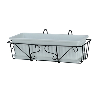 Επιδαπέδια βάση γλάστρας για μπαλκόνι – πλαστικό, απλός σχεδιασμός, επιδαπέδια χρήση, οικιακή κηπουρική