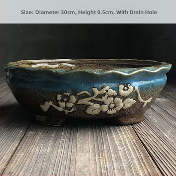 Κεραμική γλάστρα για δάπεδο, απλός σχεδιασμός, ανθεκτικότητα στη διάβρωση, οικιακή κηπουρική