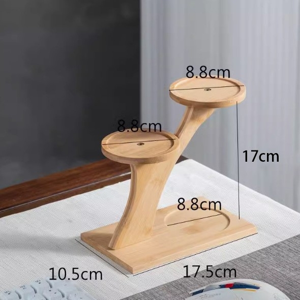 Πολυεπίπελο ράφι φυτών από μπαμπού για επιτραπέζιο — μοντέρνο και μινιμαλιστικό στυλ; πολυλειτουργικό; προσαρμοσμένα δείγματα