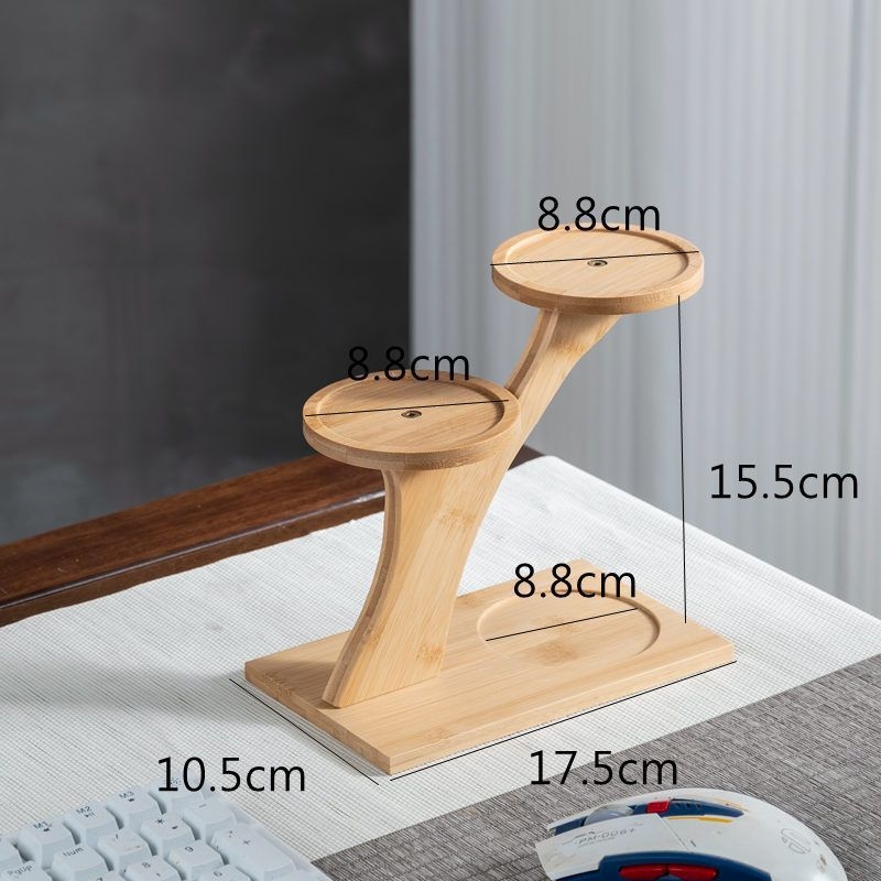 Πολυεπίπελο ράφι φυτών από μπαμπού για επιτραπέζιο — μοντέρνο και μινιμαλιστικό στυλ; πολυλειτουργικό; προσαρμοσμένα δείγματα