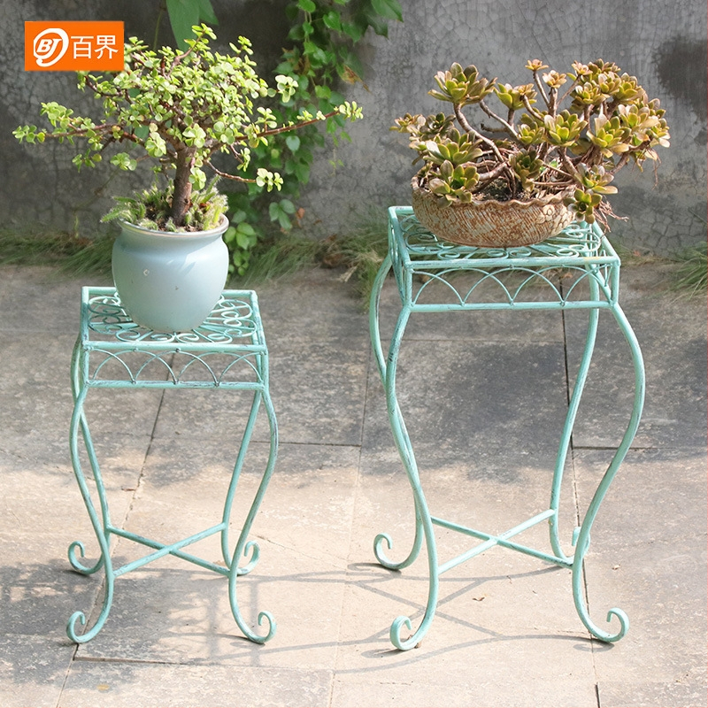 Geležinis gėlių stovas, retro stiliaus, grindinis, modulinis dizainas, iki šešių lygių