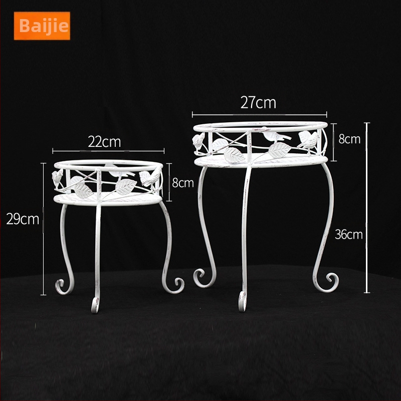 Σφυρήλατη βάση γλαστρών από σίδηρο, ρετρό σχεδίαση για δάπεδο, modular σχεδίαση, έως έξι επίπεδα